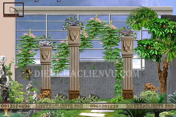 Cảnh quan dự án sân vườn với nhiều phong cách khác nhau